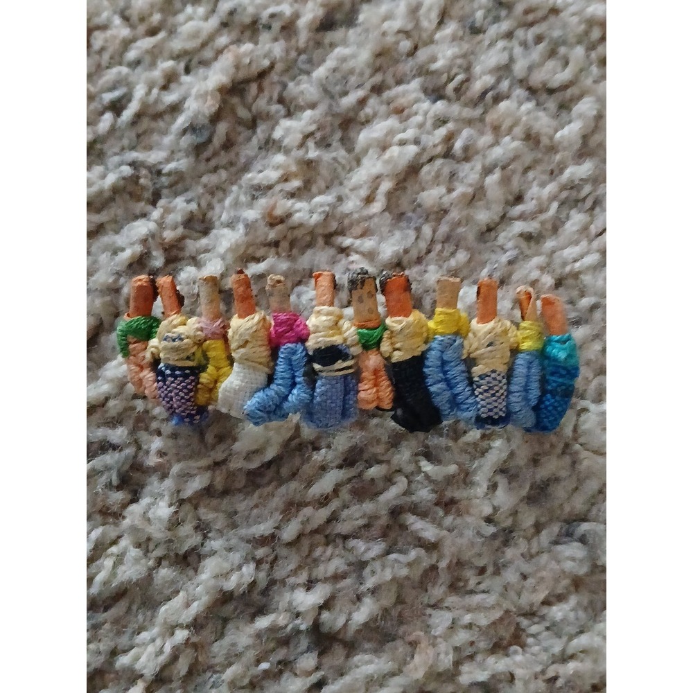 Vintage Worry Dolls Trouble Doll Barrette Hair Clip Accessory  Souvenir